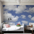 Puff Puff Cloud Mural Wallpaper - room preview 02