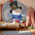 Main Street Christmas VII Mural Wallpaper - room preview 02