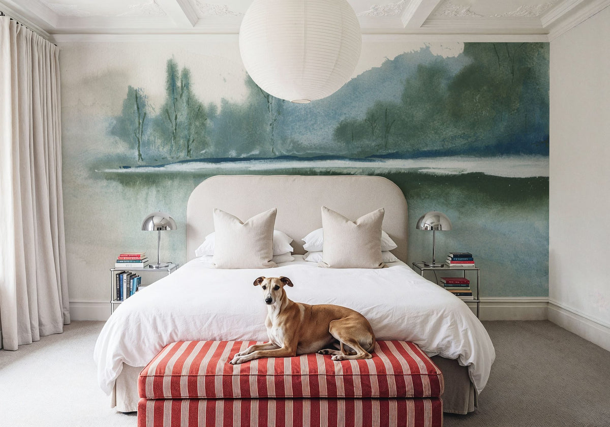 Mountain Mist Mural Wallpaper - room preview 02