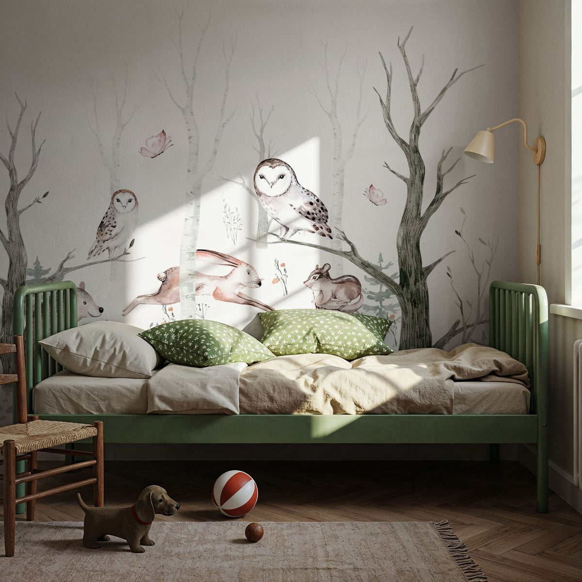 Woodland Crew Mural Wallpaper - room preview 02