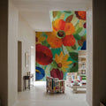 Summer Floral V Mural Wallpaper - room preview 02