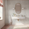 Subtle Flowers Mural Wallpaper - room preview 02