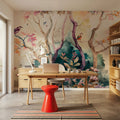 Magical Birds Mural Wallpaper - room preview 02
