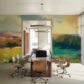Daybreak Valley Mural Wallpaper - room preview 02