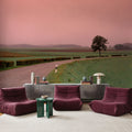 Country Path Sunset Mural Wallpaper - room preview 02