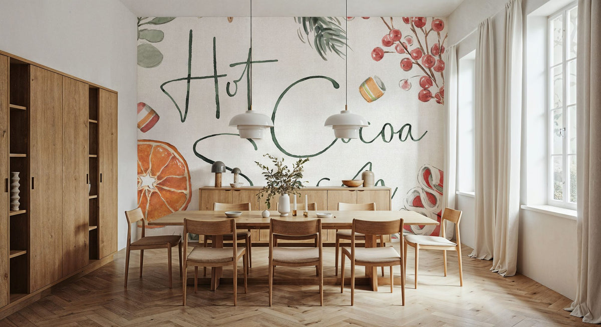 Winter Warmth VI Mural Wallpaper - room preview 02