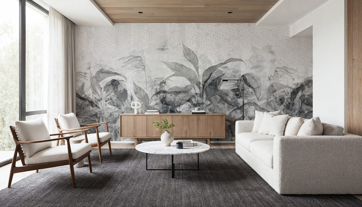 Reduced Forest Mural Wallpaper - room preview 02
