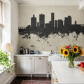 Port Elizabeth South Africa Skyline Concrete Mural Wallpaper - room preview 02