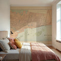 Map of Montreal Mural Wallpaper - room preview 02