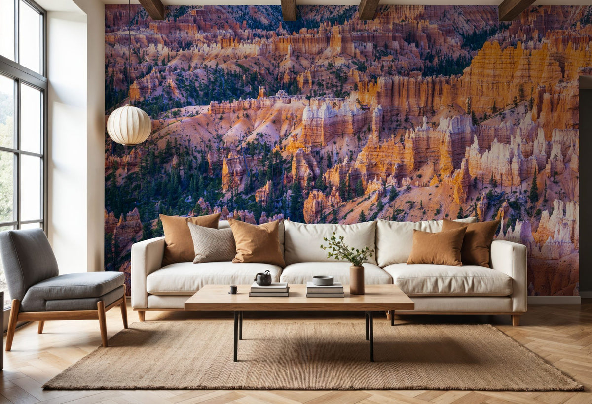 Sunrise Point of Bryce Canyon Mural Wallpaper - room preview 02