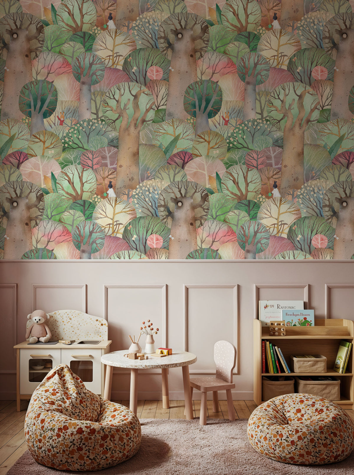 Forest Play Mural Wallpaper - room preview 02