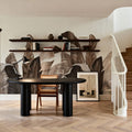 Leaves in Que Mural Wallpaper - Edition 3 - room preview 02