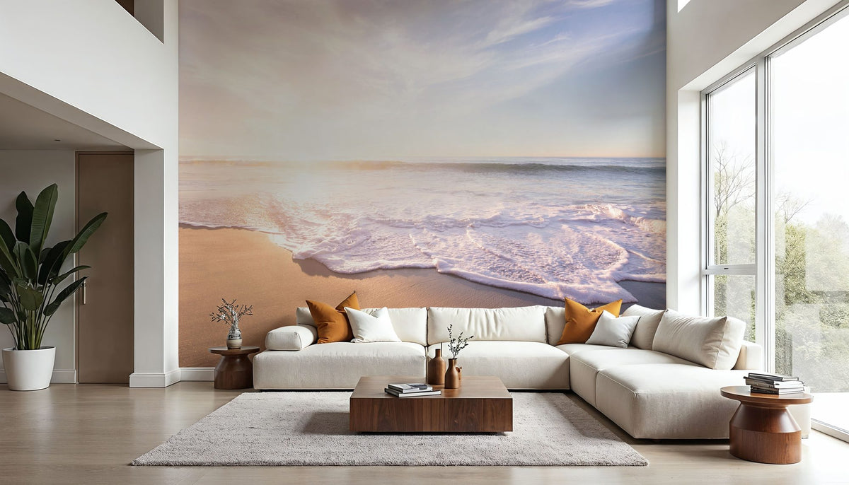 Sandy Beach Mural Wallpaper - room preview 02