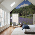 Purple Meadow Haven Mural Wallpaper - room preview 02