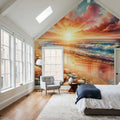 Ocean Twilight Mural Wallpaper - room preview 02
