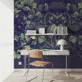 Scandi Flower V Mural Wallpaper - room preview 02