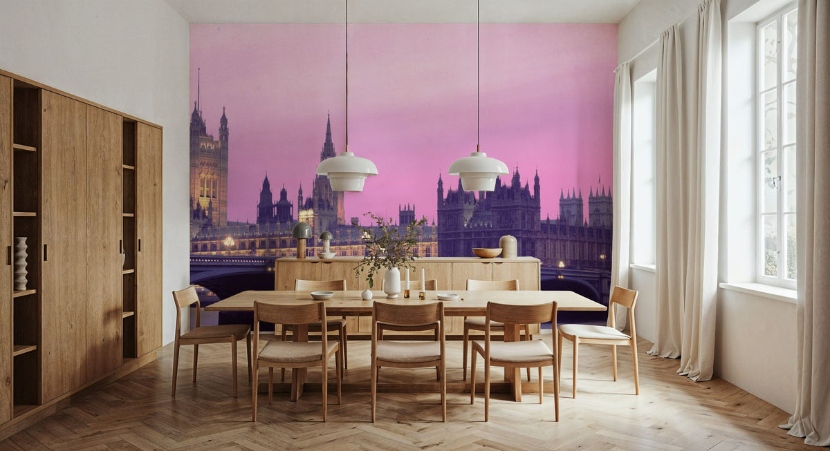 London Twilight Splendor Mural Wallpaper - room preview 02
