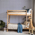 Botanical Blue Jingham Mural Wallpaper - room preview 02