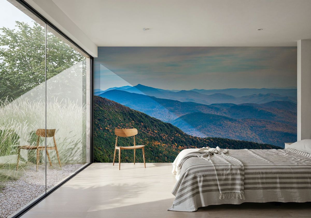Rolling Forest Vista Mural Wallpaper - room preview 02