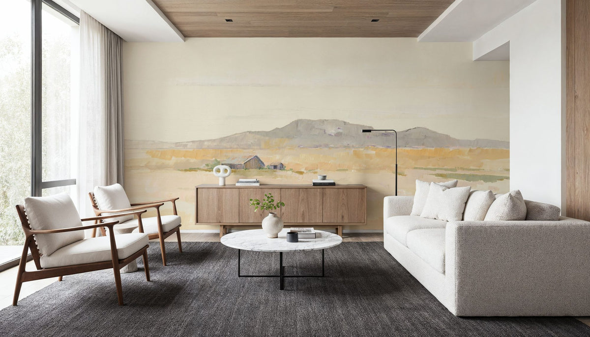 Buttermilk Sky Mural Wallpaper - room preview 02