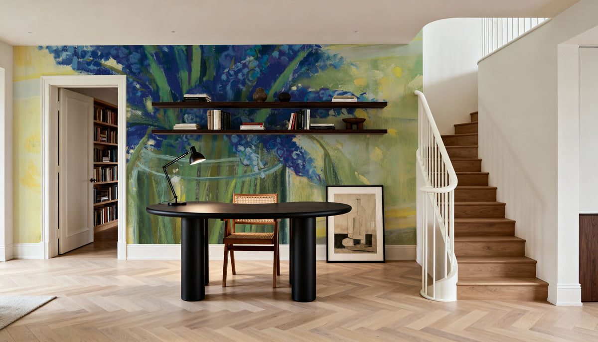 Windowsill Floral I Mural Wallpaper - room preview 02