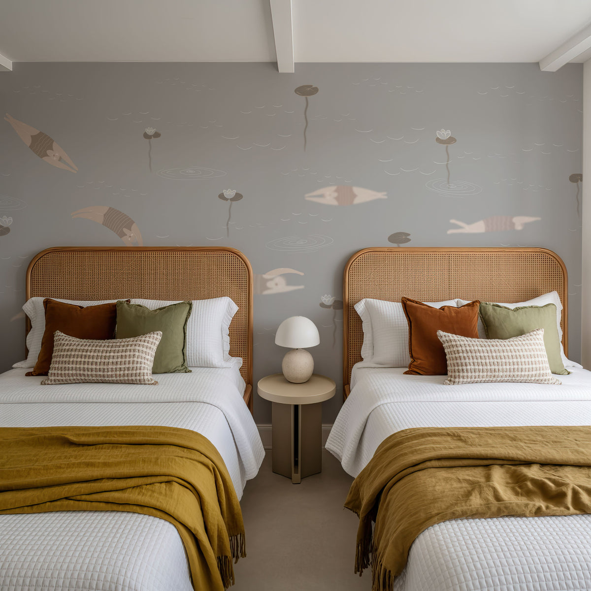 Swimmers, Stone Mural Wallpaper - room preview 02
