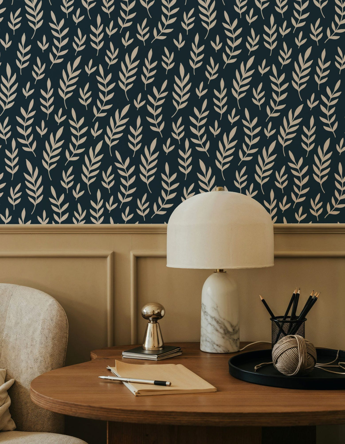 Foliage of Dashwood Mural Wallpaper - room preview 02