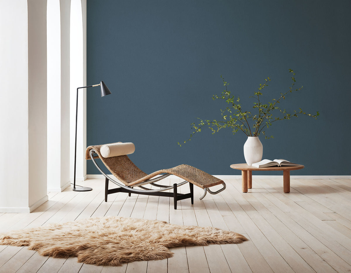 Faux Sand Stucco Finish, Aegean Blue Mural Wallpaper - room preview 02