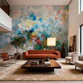 Dot Loop Mural Wallpaper - room preview 02