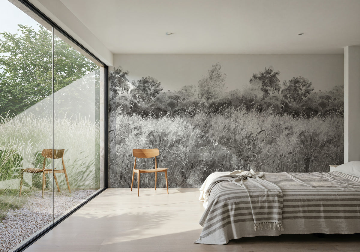 Meadow Whisper, Stone Mural Wallpaper - room preview 02