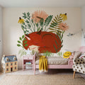 Sleeping Fox Mural Wallpaper - room preview 02