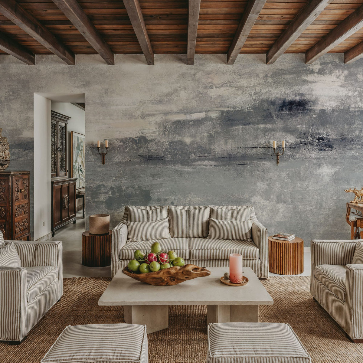 Spring Valley I Neutral Mural Wallpaper - room preview 02