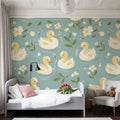 Diddy Ducklings Mural Wallpaper - room preview 02