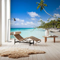 Tropical Beach on Fakarava Mural Wallpaper - room preview 02