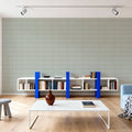 Bamboo Stripes, Mint Mural Wallpaper - room preview 02