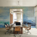 Coastal Blues II Mural Wallpaper - room preview 02