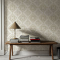 Tile It Up White Mural Wallpaper - room preview 02
