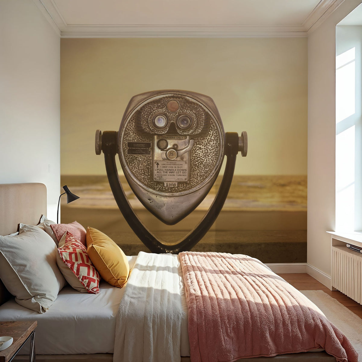 Sunset Viewfinder Mural Wallpaper - room preview 02