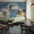 Greetings From Florida Wildlife Mural Wallpaper - room preview 02