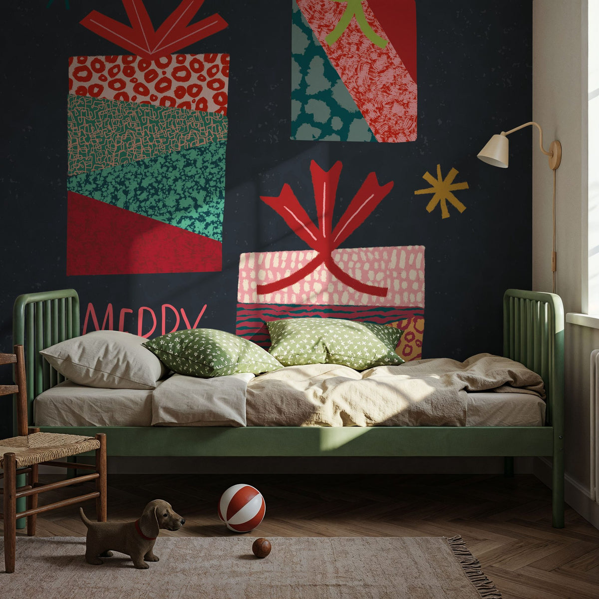 Winter Wonder IV Mural Wallpaper - room preview 02