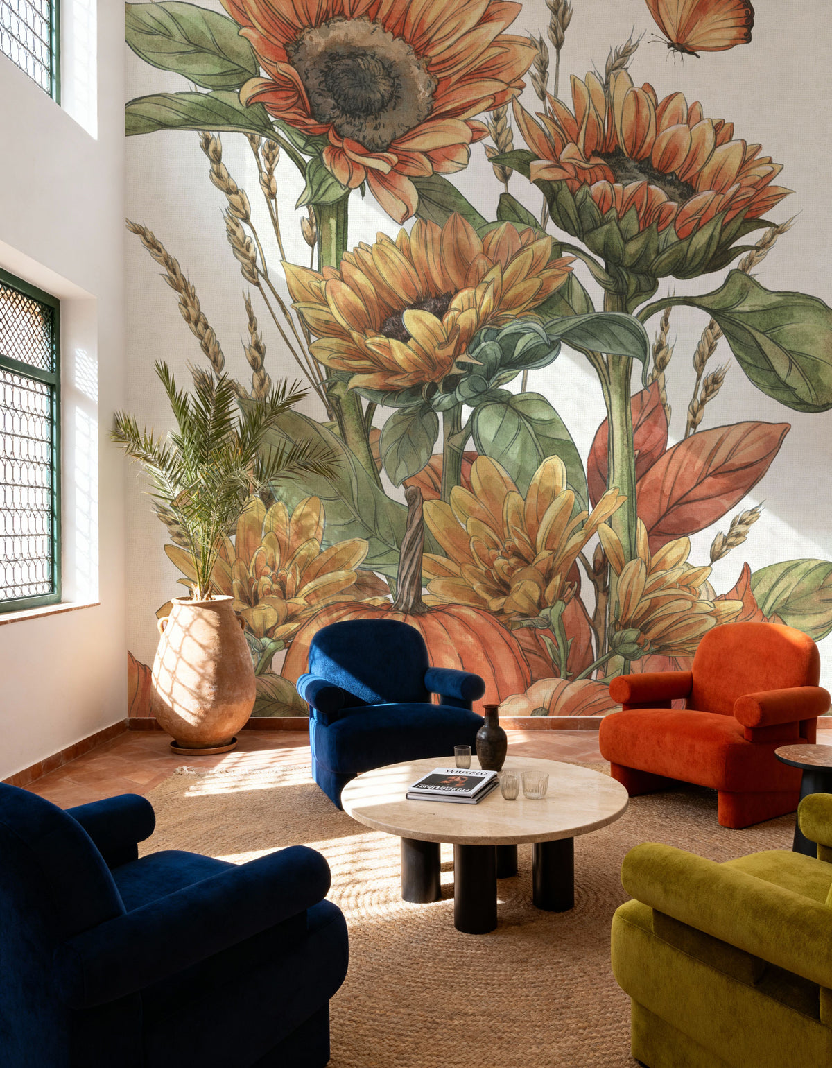 Harvest Home IX Mural Wallpaper - room preview 02