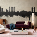 Islamabad Pakistan Skyline Concrete Mural Wallpaper - room preview 02