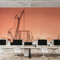 Industrial Bay Mural Wallpaper - room preview 02