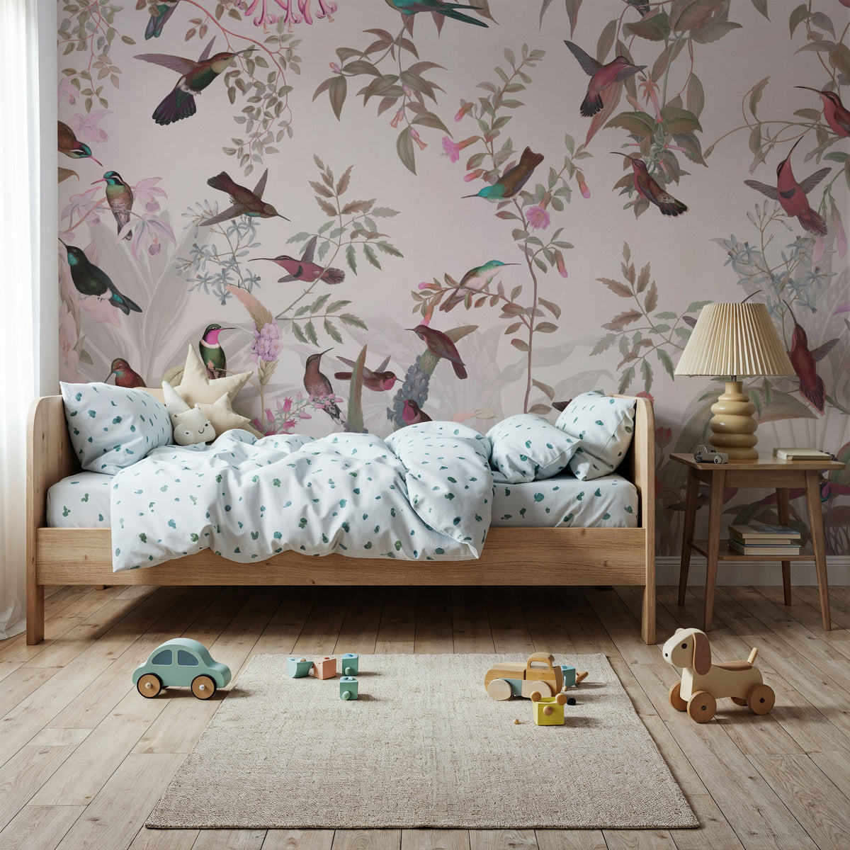 Birds Everywhere Mural Wallpaper - room preview 02