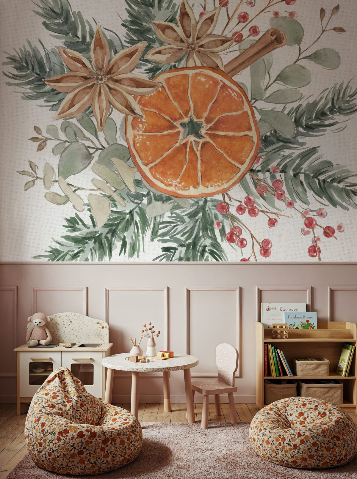 Winter Warmth III Mural Wallpaper - room preview 02