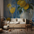 Lemons Still Life Mural Wallpaper - room preview 02