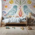 Wild Blooms II Mural Wallpaper - Light Tone - room preview 02