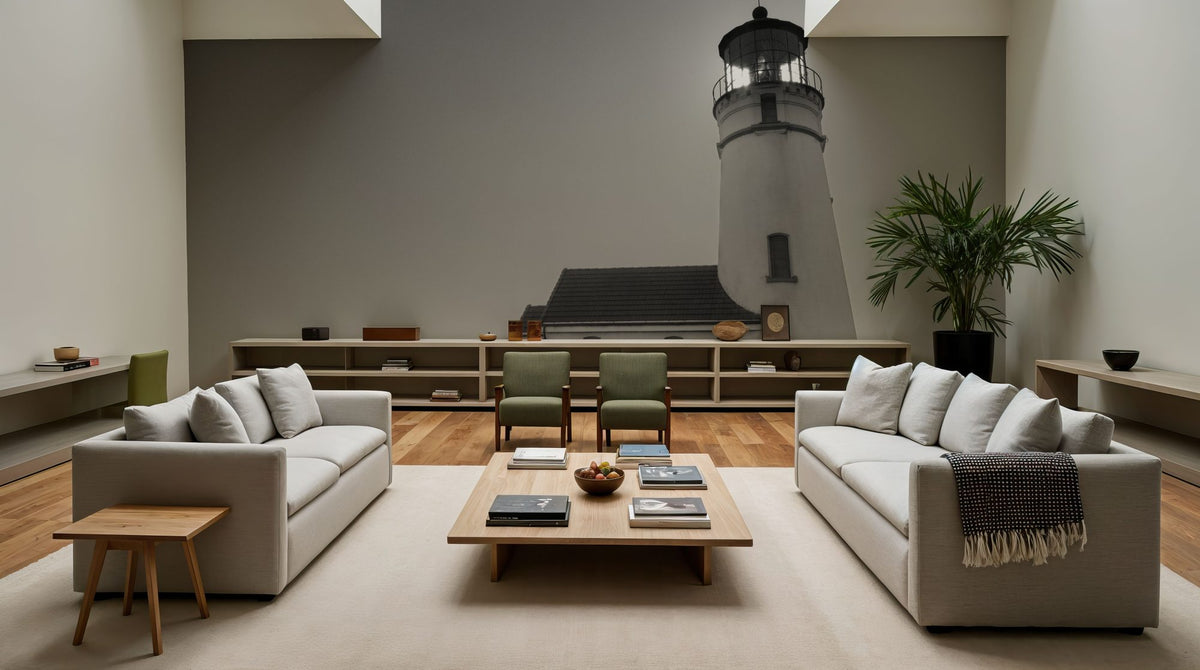 Oceanside Sunset Mural Wallpaper - room preview 02