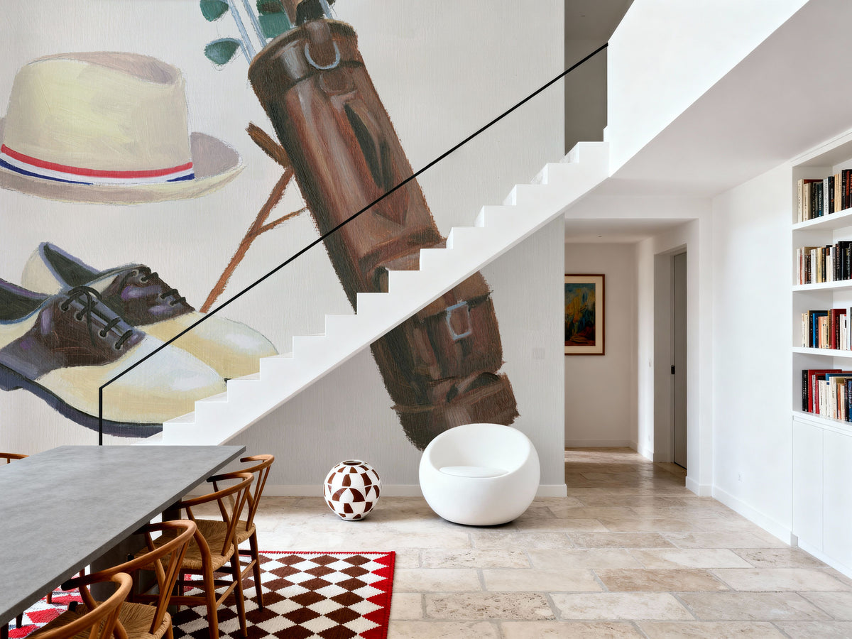 The Fairway III Mural Wallpaper - room preview 02