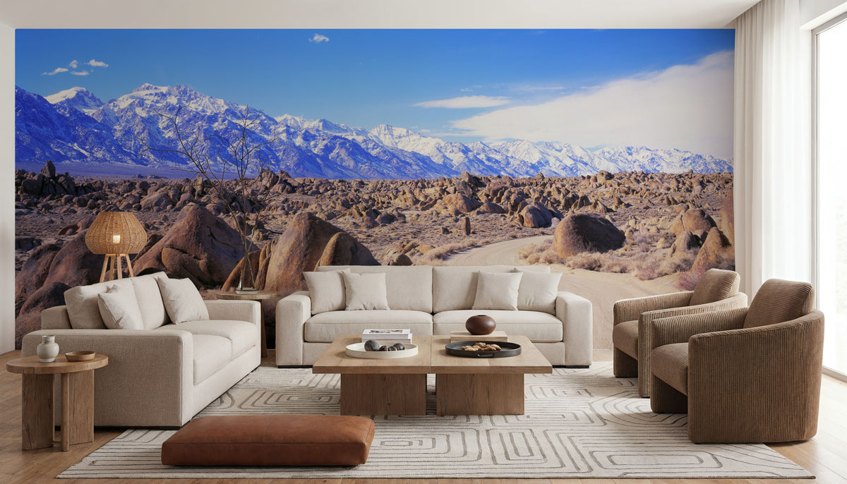 Desert Mountain Trail Mural Wallpaper - room preview 02